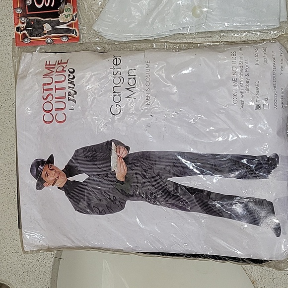 Gangster Man adult costume - Picture 2 of 4